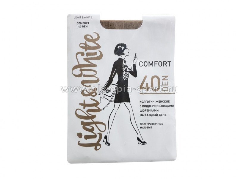 Колготки Light&White Tights Comfort 40 nero