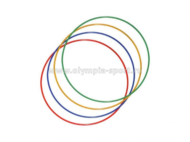 Обруч стальной гимнастический d900мм, стандартный, вес 900г разн.цв.