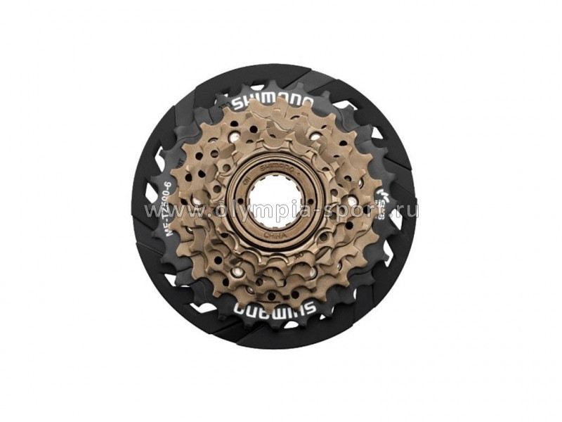 Трещотка 6 скор. MF-TZ500-CP Shimano, зубья 14-16-18-21-28 с защитой цепи