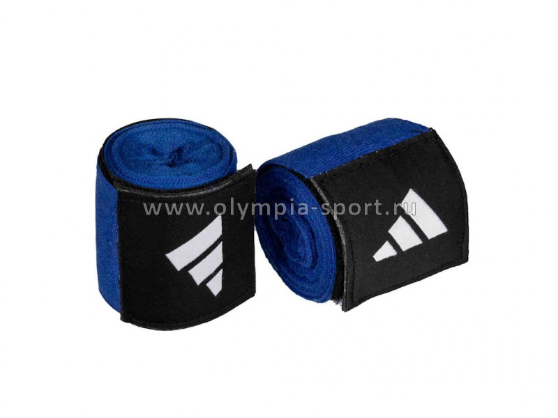 Бинты бокс. Adidas Boxing IBA Pro Hand Wrap синие (длина 3.5 м)