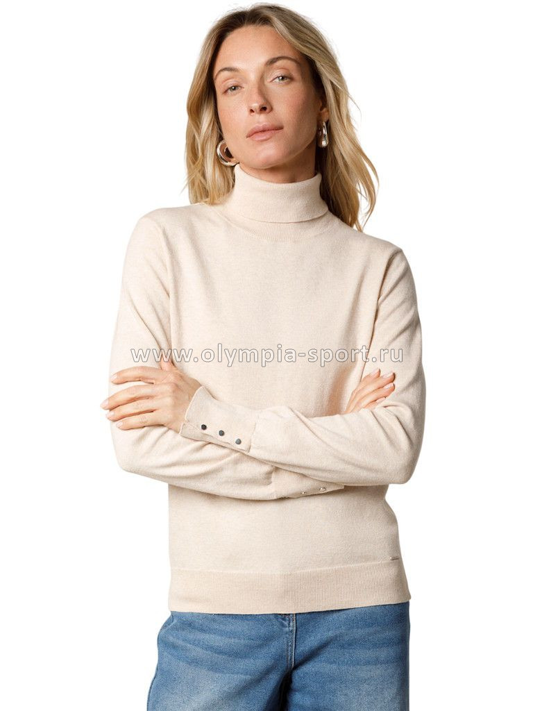 Свитер женский D34.197 бежевый меланж