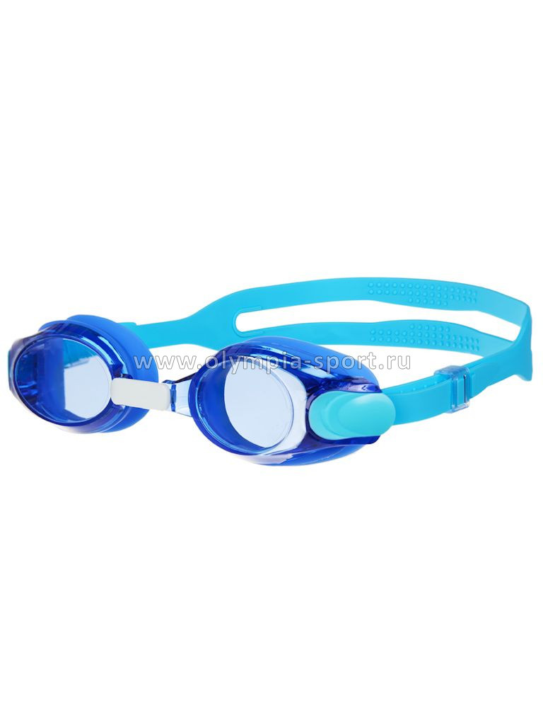 Очки для плавания детские TORRES Dolphin Kids, голубые линзы, синяя оправа, 2-5лет