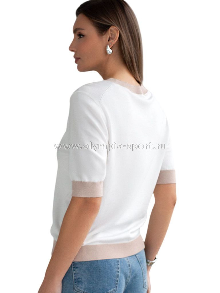 Джемпер женский Vilatte D39.388 белый