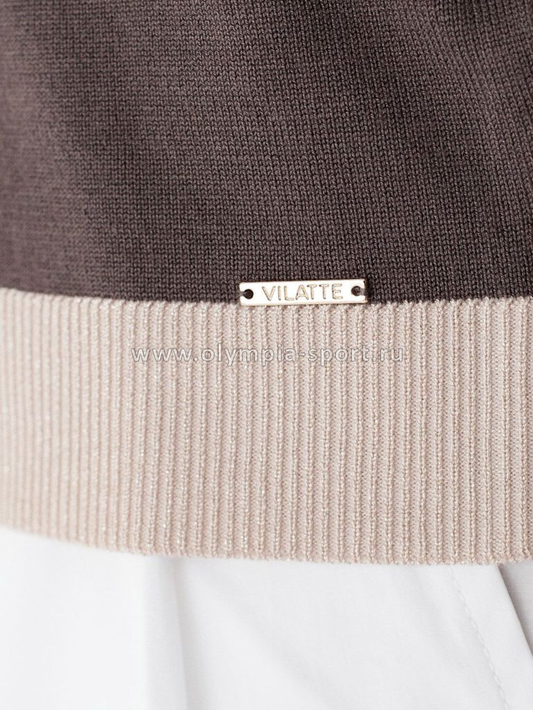 Джемпер женский Vilatte D39.388 кофейный