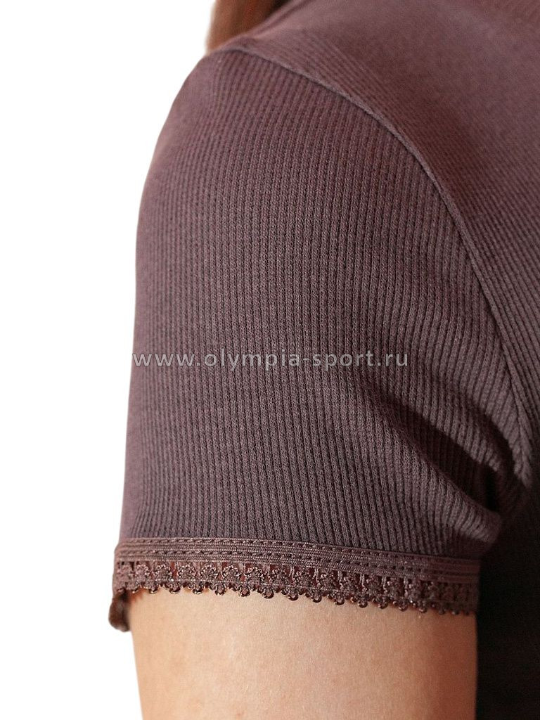 Футболка женская Vilatte D49.152 кофе