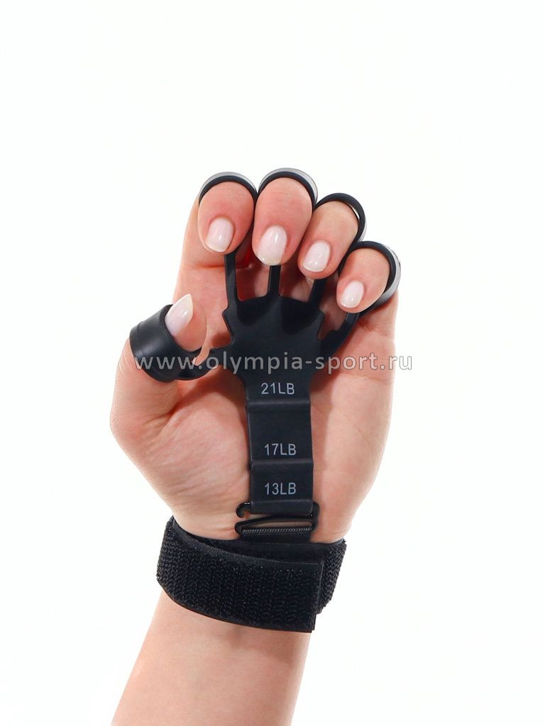 Массажёр силиконовый для пальцев рук с манжетой OT