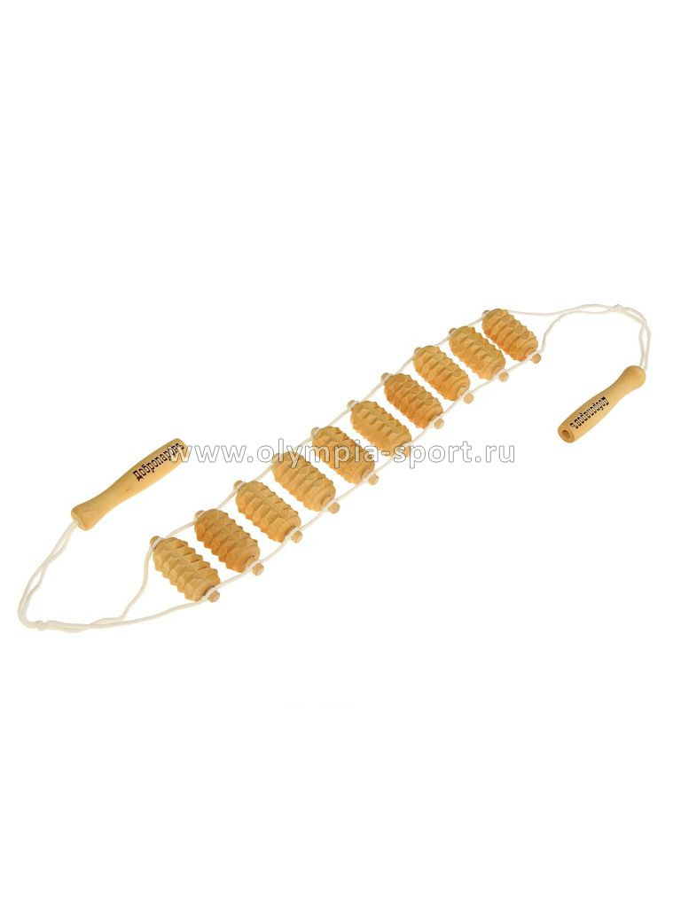 Массажёр деревянный лента (10 звеньев)
