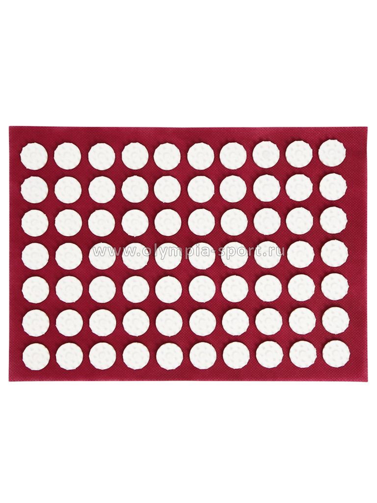 Аппликатор Кузнецова 70 колючек (23*32см) спантекс, красный